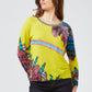 Yellow Viscose Women Sweater