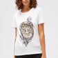 White Cotton Women T-Shirt