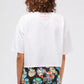 White Cotton Women T-Shirt