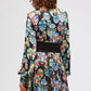 Black Polyester Women Dress