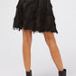 Black Polyester Women Skirt