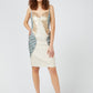 Beige Polyester Women Dress