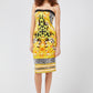 Yellow Cotton Women Dress