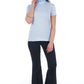 Light-Blue Cotton Women Top