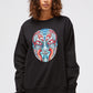 Black Cotton Women Sweater