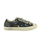 Black Leather Women Sneaker