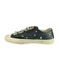 Black Leather Women Sneaker