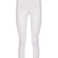 White Polyester Women's Trouser
