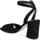 Black Synthetic Women Sandal