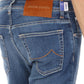 Blue Cotton Slim Men Jeans