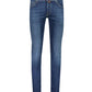 Svelte Blue Slim Fit Jeans with Unique Detailing