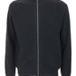 Chic Blue Zip-Up Casual Jacket