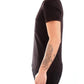 Black Cotton Men T-Shirt