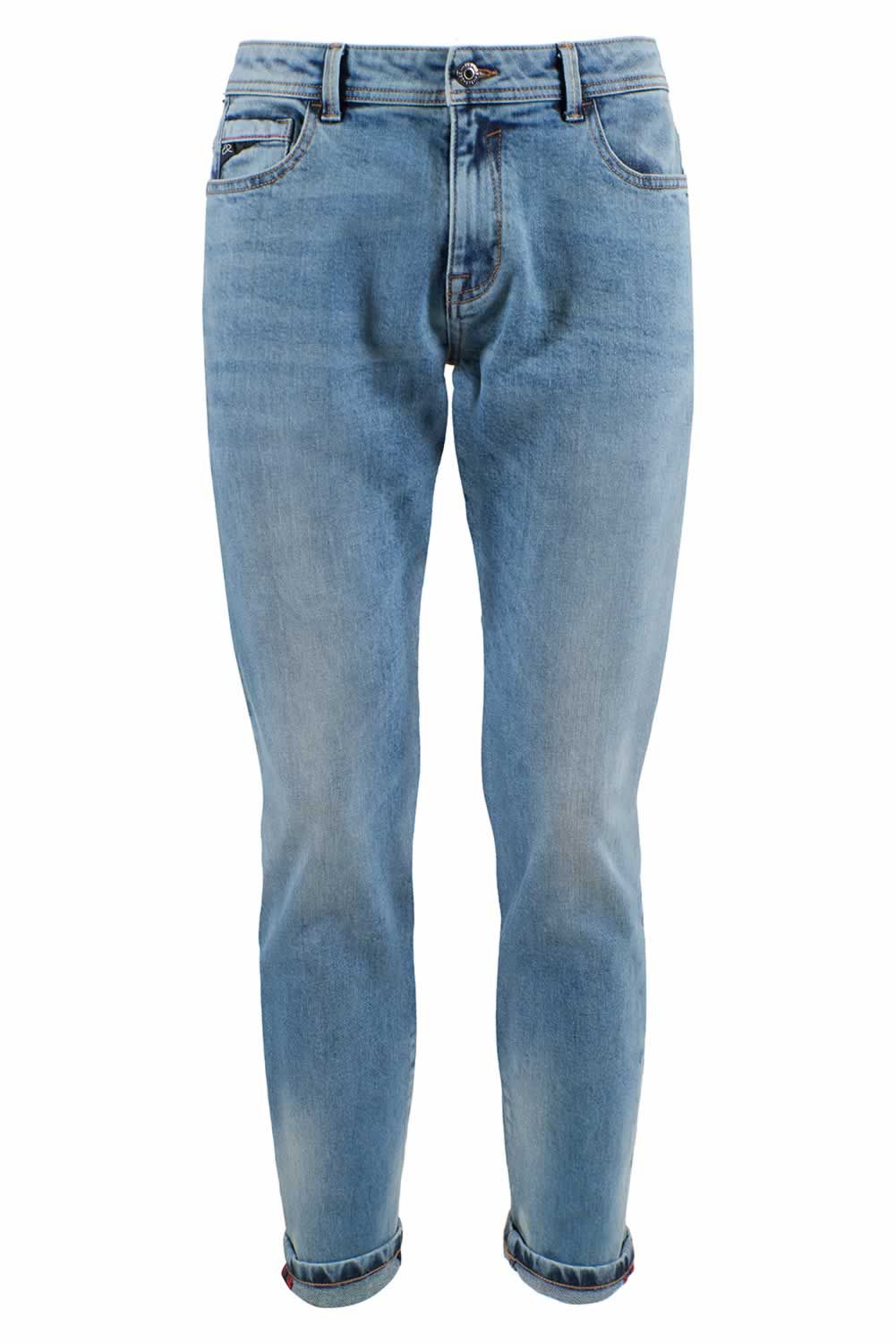 Blue Cotton Men Jeans