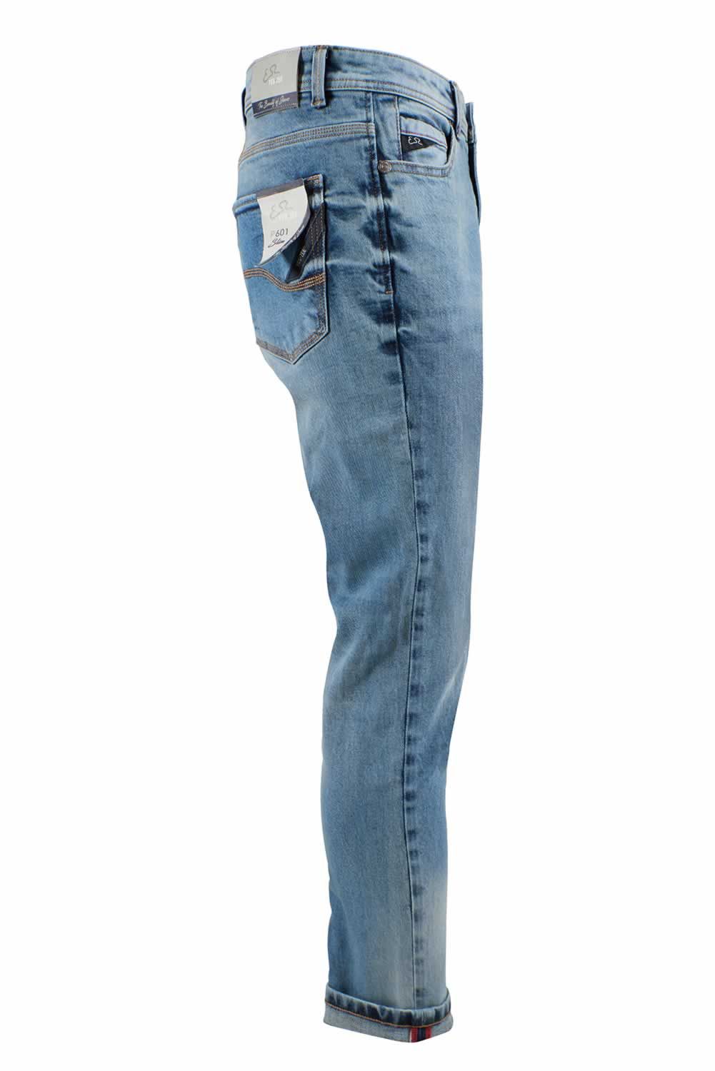 Blue Cotton Men Jeans