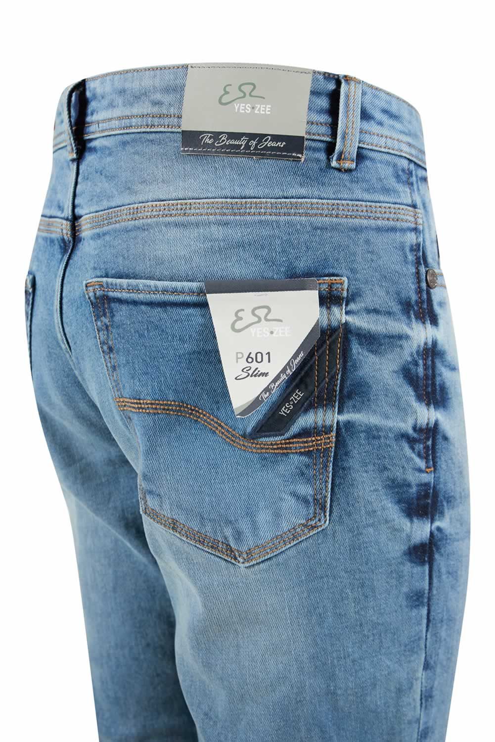Blue Cotton Men Jeans