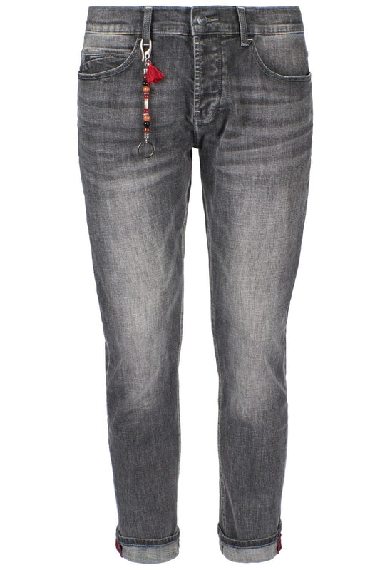 Black Cotton Men's Jeans