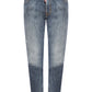 Sleek Navy Distressed Cool Guy Jeans