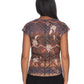 Elegant Boat Neck Kimono Sleeve Tee