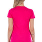 Pink Cotton Women T-Shirt
