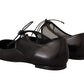 Elegant Black Mesh Ballerina Flats