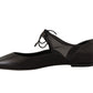 Elegant Black Mesh Ballerina Flats