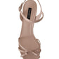 Chic Light Pink Kitten Heel Sandals