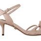Chic Light Pink Kitten Heel Sandals