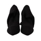 Elegant Stretch Socks Boots in Black