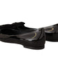 Elegant Black Leather Ballerina Flats