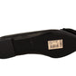 Elegant Black Leather Ballerina Flats