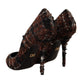Elegant Multicolor Tweed Pumps