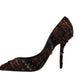 Elegant Multicolor Tweed Pumps