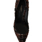 Elegant Multicolor Tweed Pumps