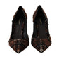 Elegant Multicolor Tweed Pumps