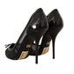 Elegant Black Mesh Stiletto Pumps