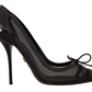 Elegant Black Mesh Stiletto Pumps
