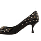 Chic Studded Leather Pumps