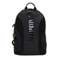 Black Polyester Men Backpack