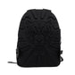 Black Polyester Men Backpack