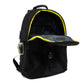 Black Polyester Men Backpack