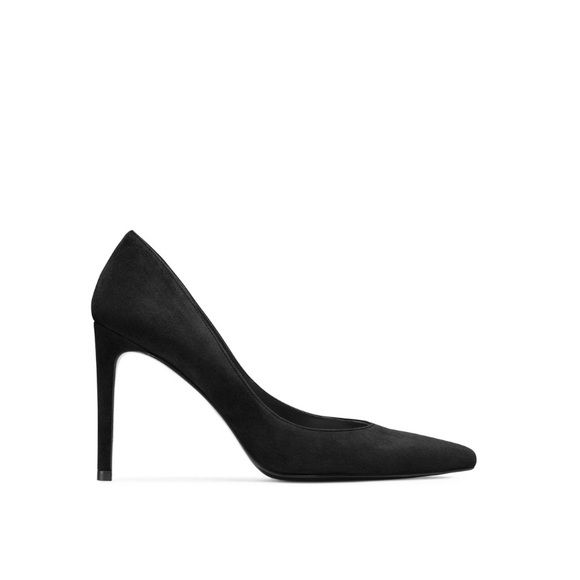 Black Leather Women Sandal