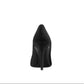 Black Leather Women Sandal