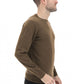 Brown Wool Men Sweater