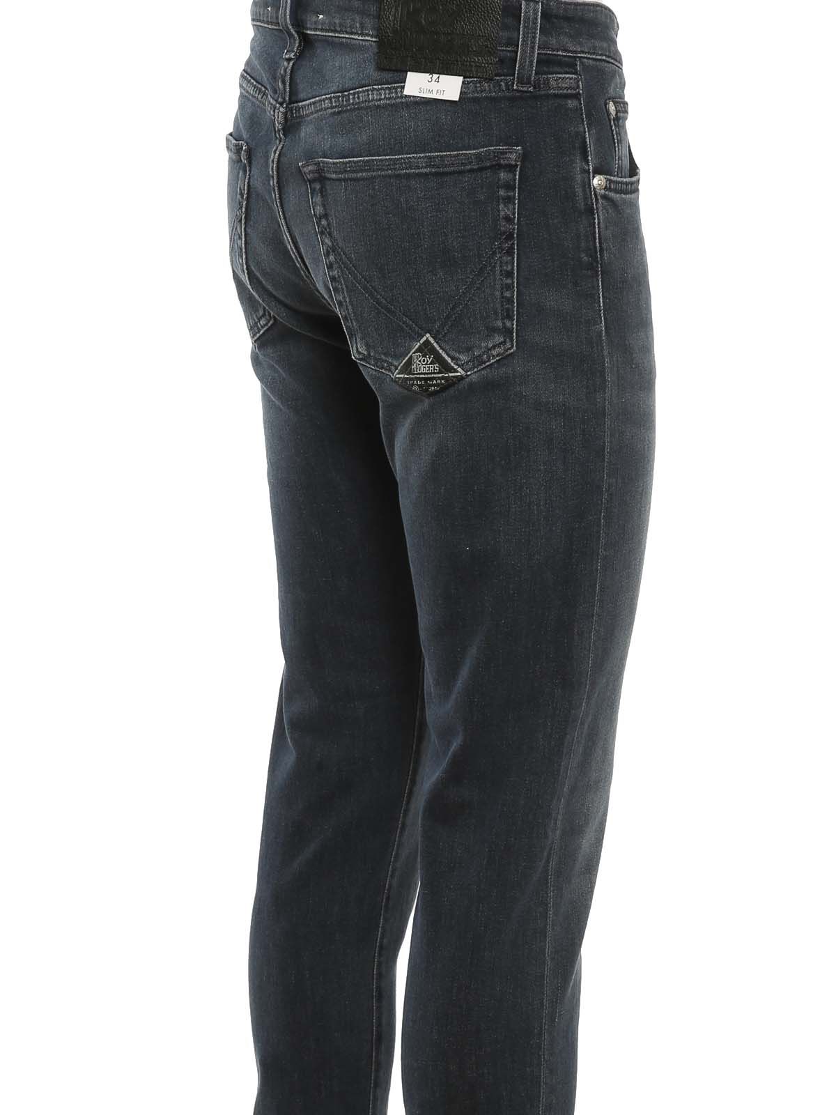 Black Cotton Men's Jeans