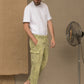 Green Cotton Men Jeans