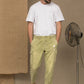 Green Cotton Men Jeans