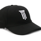 Black Cotton Men Hat