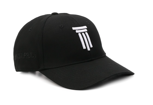 Black Cotton Men Hat