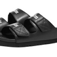 Black Leather Women Sandal